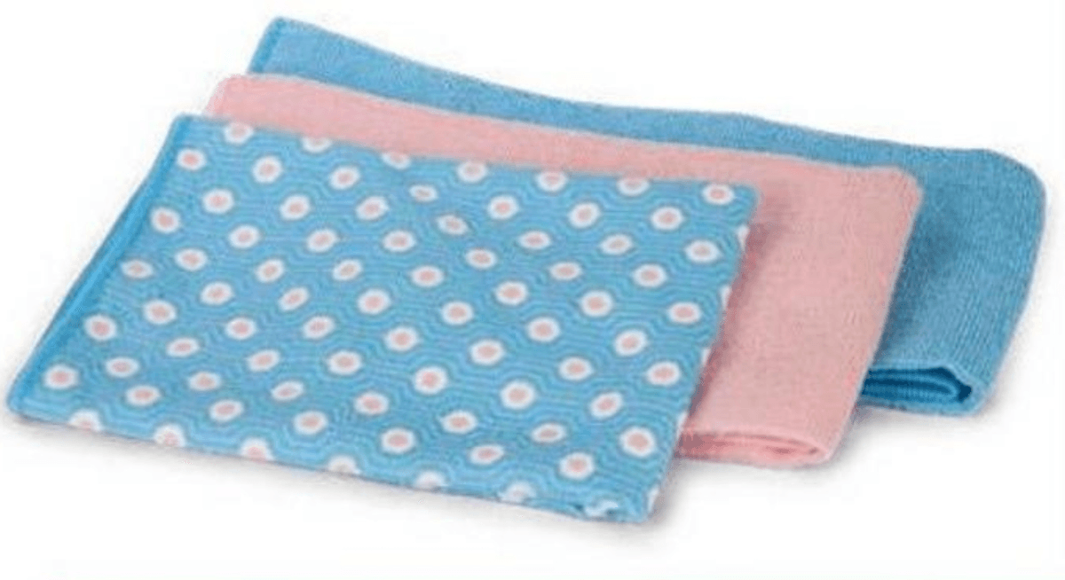 Komplet 3 krp iz mikrovlaken 3 kosi - Akcija v trgovini Eurospin