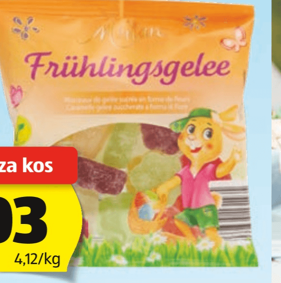 Monarc Velikonočni žele bonboni 250 g - Akcija v trgovini Hofer