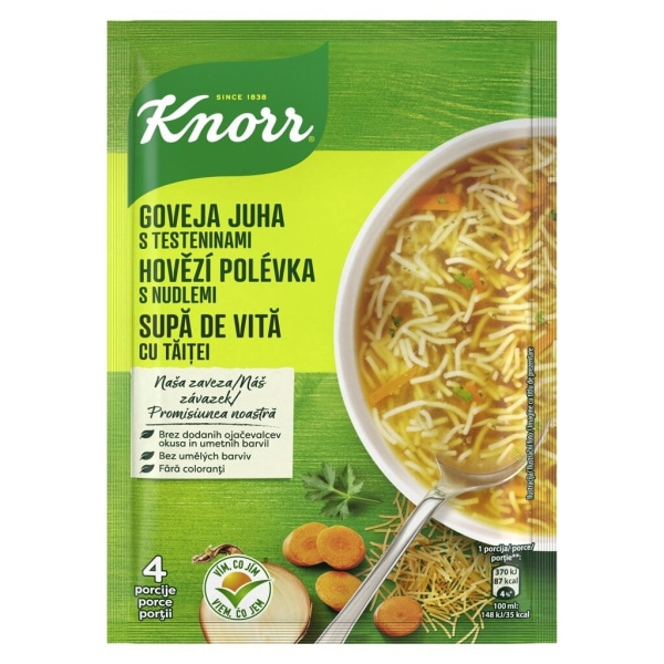 Knorr Bistra juha od 40-101 g - Akcija v trgovini Tuš