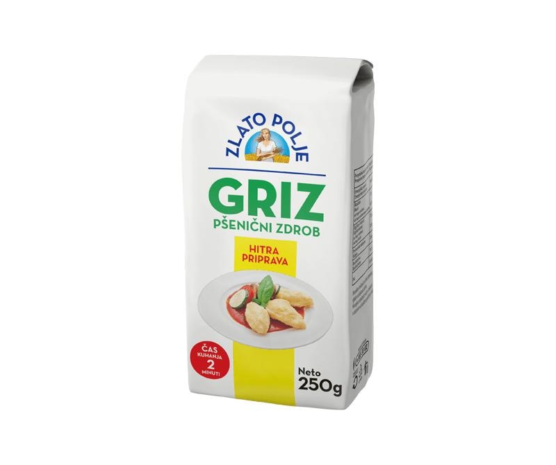 Pšenični zdrob Zlato polje 250 g - Akcija v trgovini Mercator