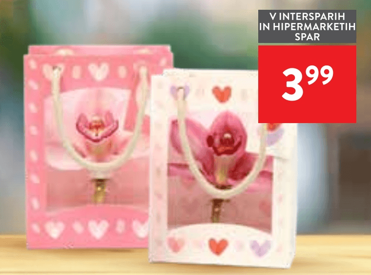 Cvet orhideje - Akcija v trgovini Spar