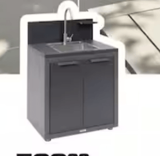 Omarica za letno kuhinjo - Akcija v trgovini Obi