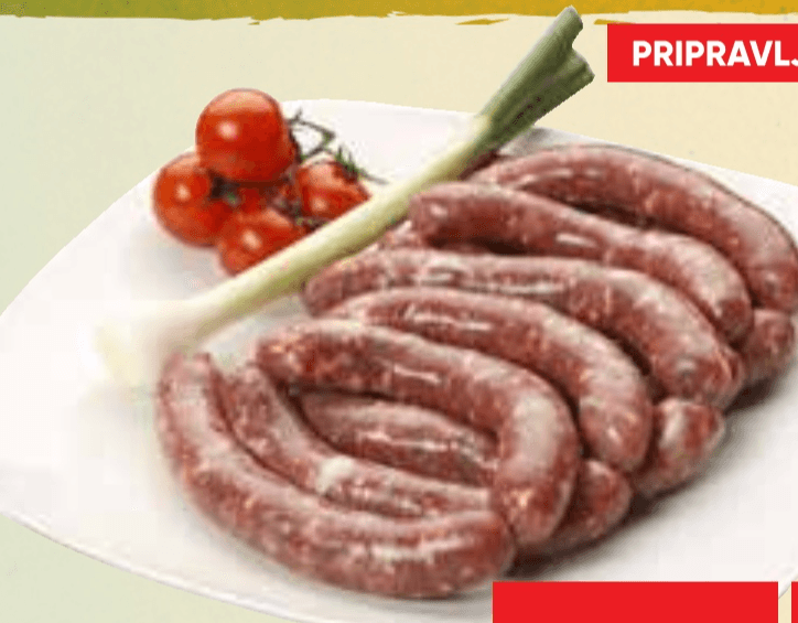 Klobasa za žar - Akcija v trgovini Tuš