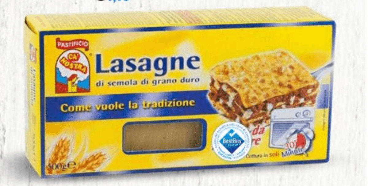 Pastificio testenine za lazanjo 500 g Akcija v trgovini Eurospin