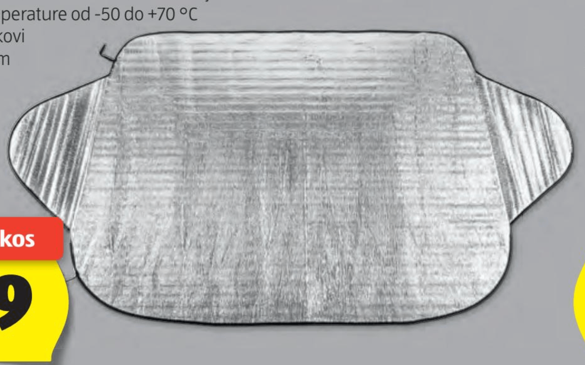 RIDE + GO Pokrivalo za vetrobransko steklo - Akcija v trgovini Hofer