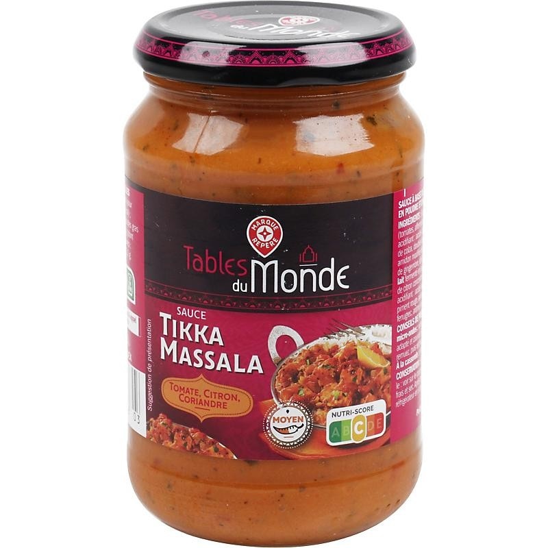 Omaka Tikka Massala 350 g Tables du Monde Akcija v trgovini E.Leclerc