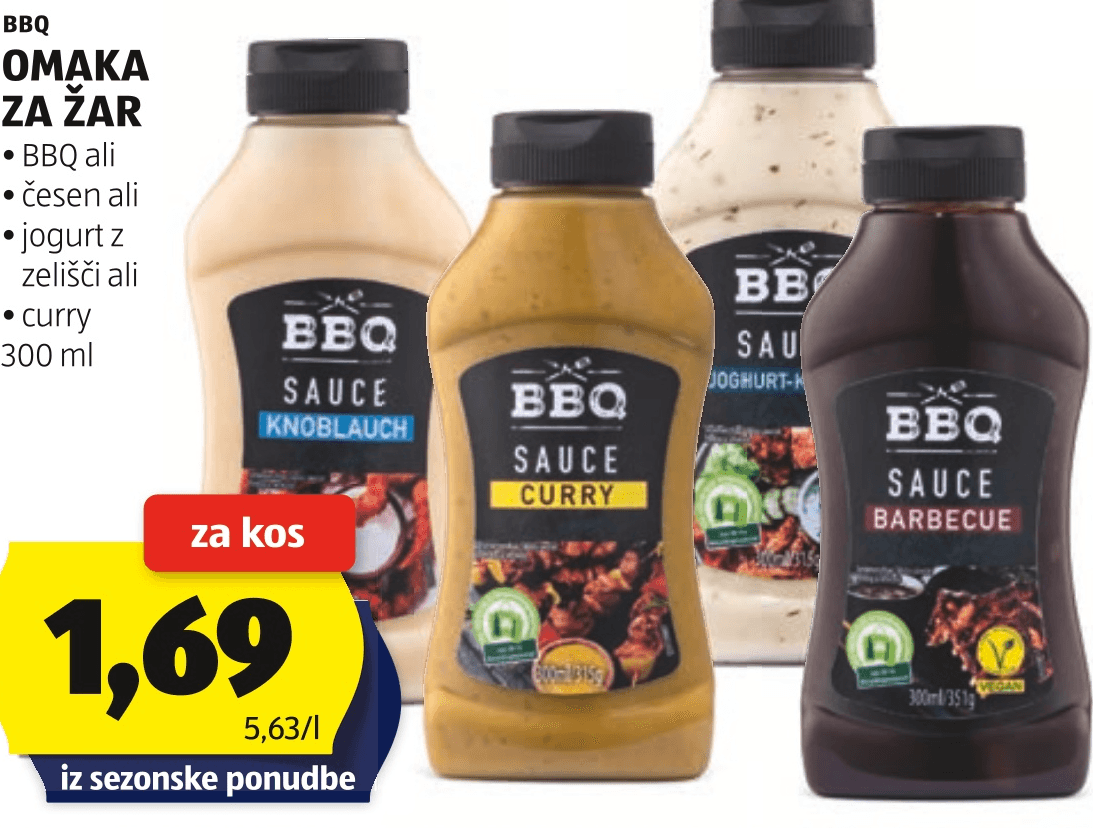 BBQ Omaka za žar 300 ml - Akcija v trgovini Hofer