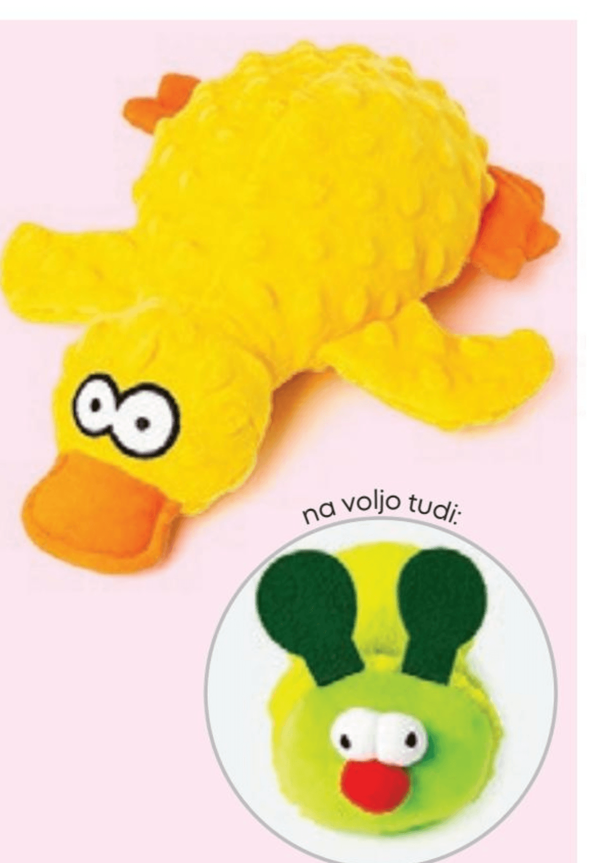 Igrača za pse v obliki race ali deževnika 25 cm - Akcija v trgovini Pepco