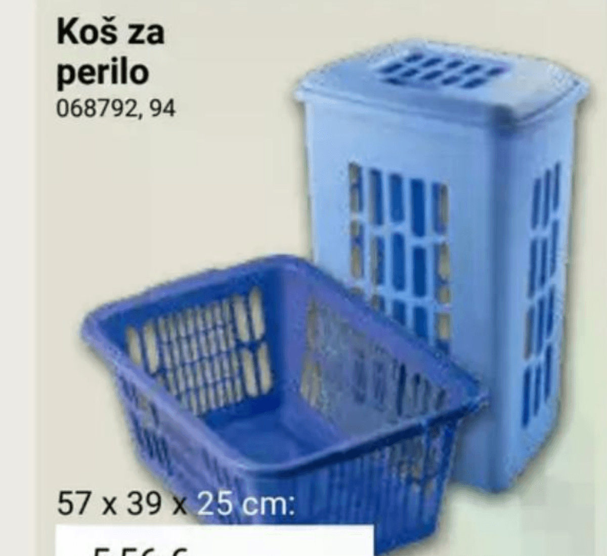 Koš za perilo - Akcija v trgovini Pevex