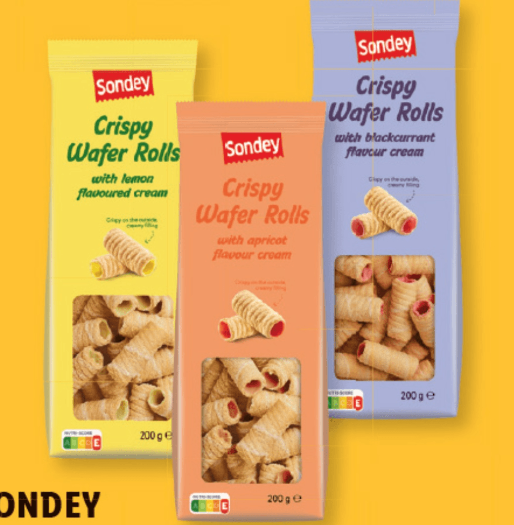 Sondey Hrustljave sadne rolice 200 g - Akcija v trgovini Lidl