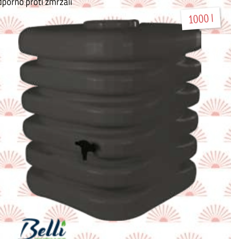 Zbiralnik vode 1000 l - Akcija v trgovini E.Leclerc