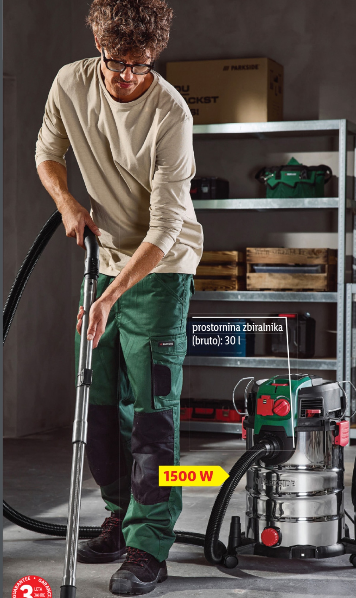 PARKSIDE Sesalnik za mokro in suho sesanje - Akcija u trgovini Lidl