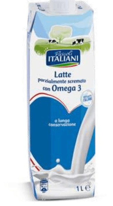Polmastno mleko z Omega 3 maščobami 1 L Pascoli Italiani - Akcija v trgovini Eurospin