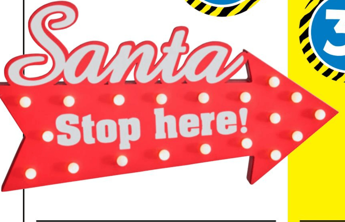 LED-znak pribl. 45 cm - Akcija v trgovini Tedi