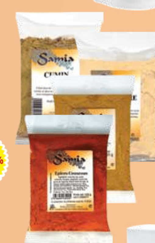Začimbe in začimbne mešanice Samia 100 g - Akcija v trgovini E.Leclerc