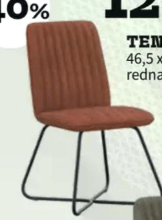 TENOR stol - Akcija v trgovini Prima