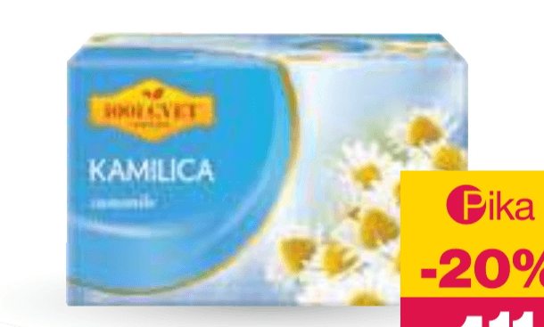 Zeliščni čaj 1001 Cvet 20 g - Akcija v trgovini Mercator