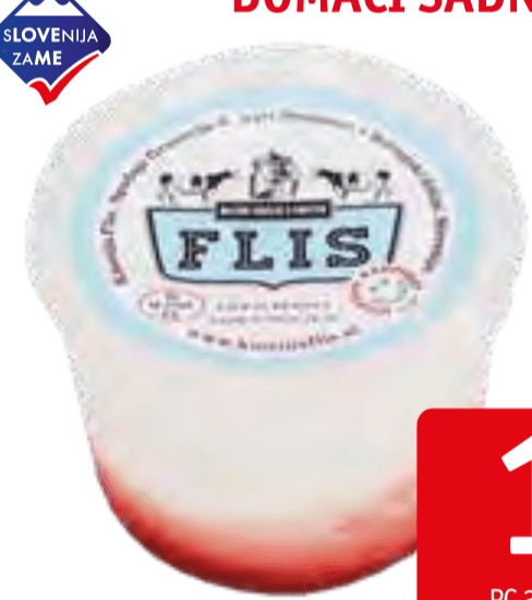 Domači sadni jogurt 230 g Kmetija Flis - Akcija v trgovini Jager