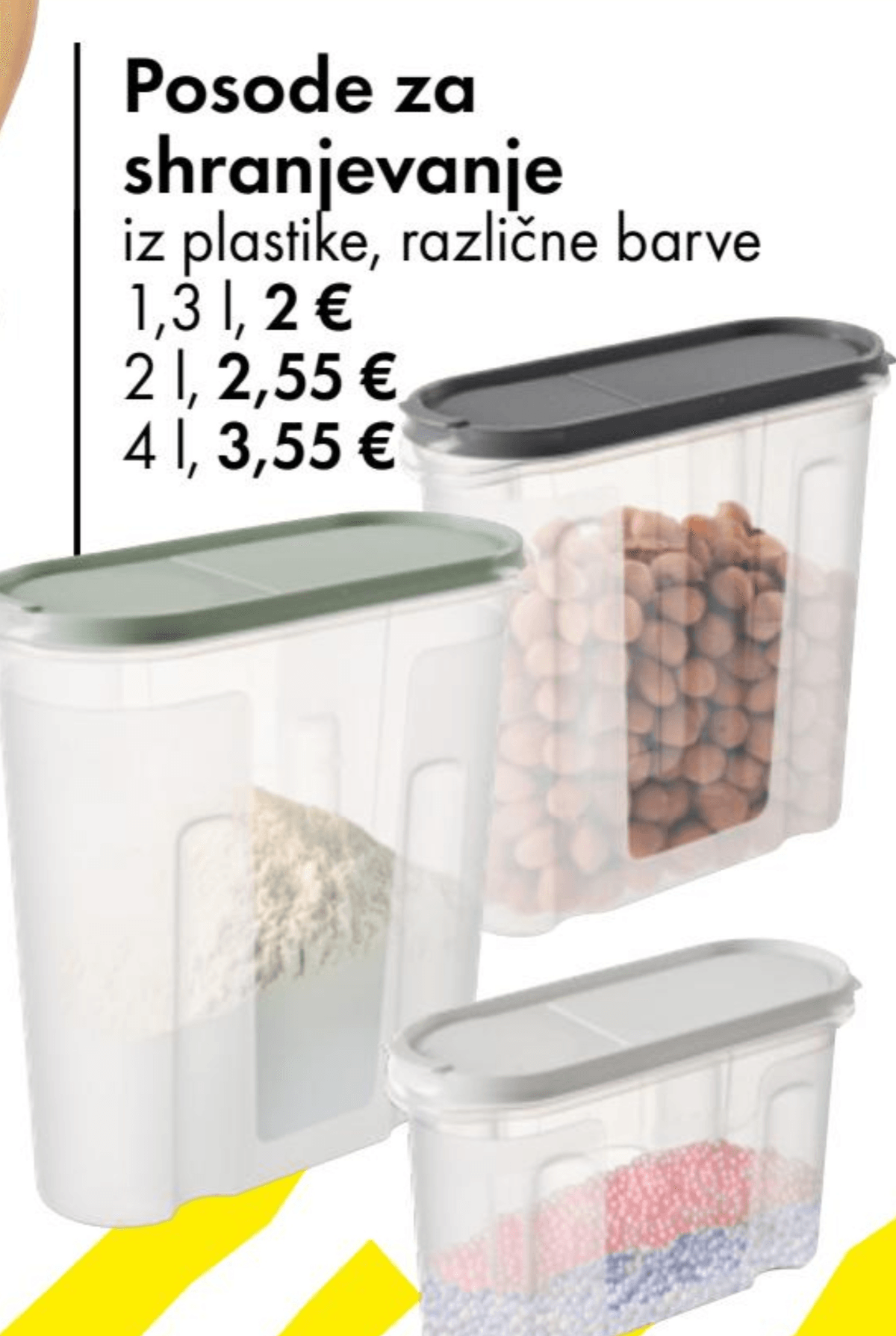 Posoda za shranjevanje 1,3 l - Akcija v trgovini Tedi