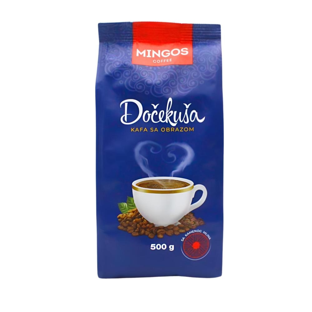 Mleta kava Dočekuša Mingos 500 g - Akcija v trgovini Mercator