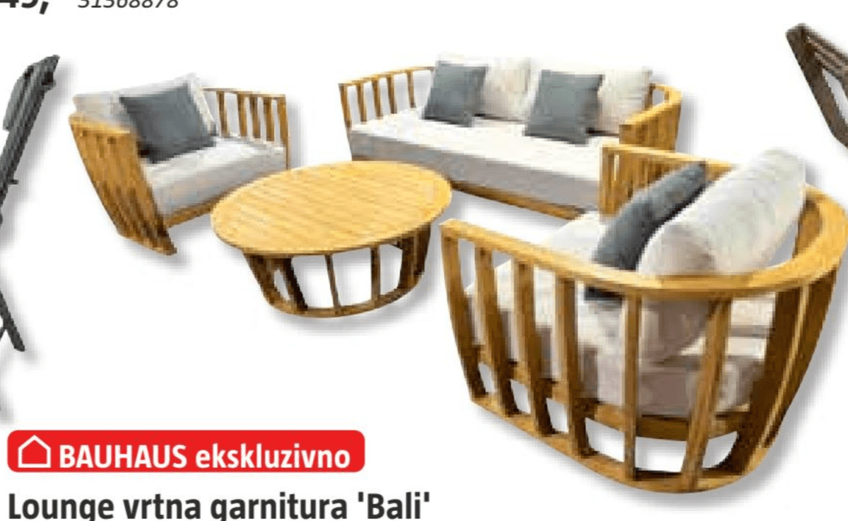 Lounge vrtna garnitura 'Bali' - Akcija v trgovini Bauhaus