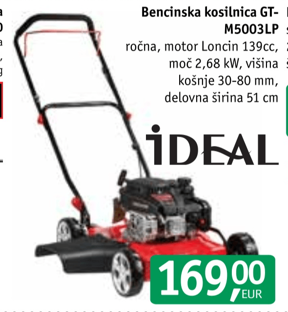 Bencinska kosilnica GT-M5003LP - Akcija v trgovini Jager