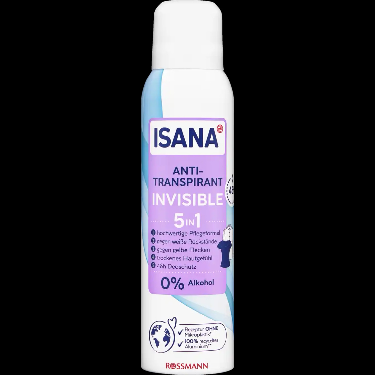 ISANA Anti-Transpirant Invisible 5in1 150 ml - Akcija v trgovini Spar