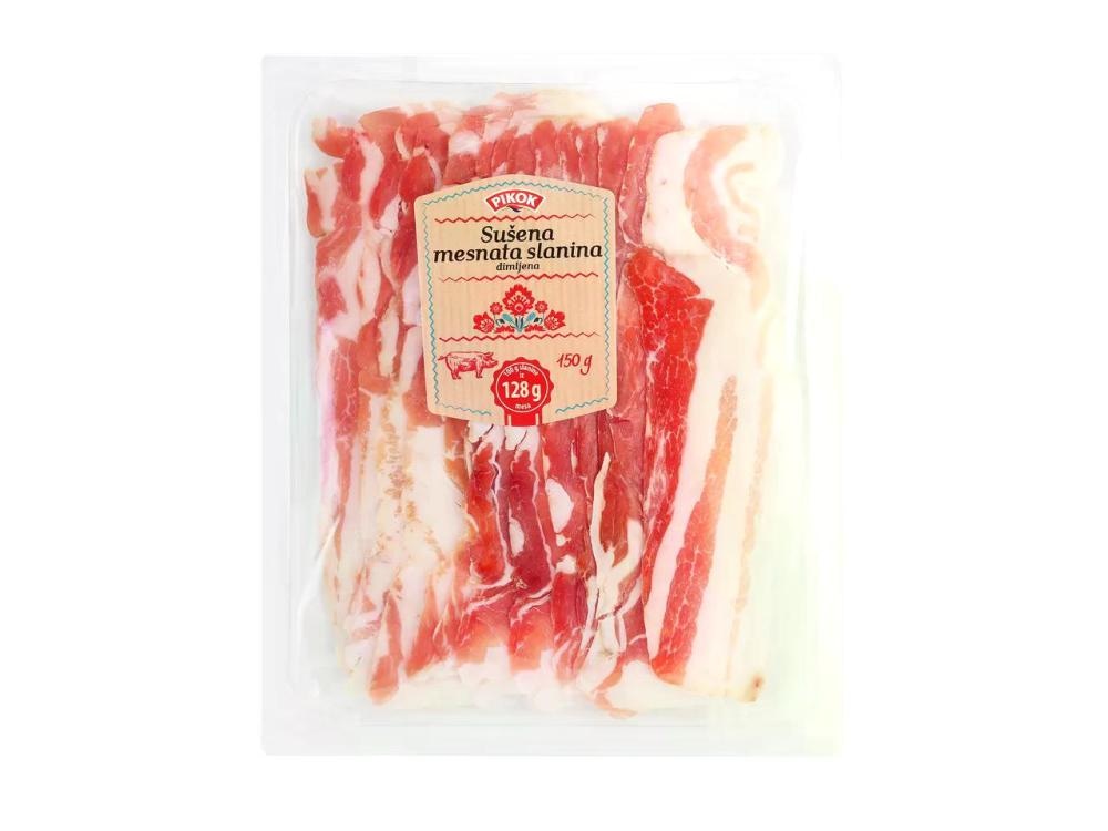 PIKOK Sušena mesnata slanina 150 g - Akcija v trgovini Lidl