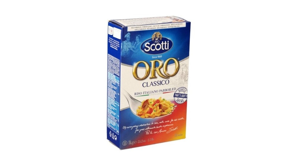 Dolgozrnati riž Oro 1 kg Scotti Akcija v trgovini Spar