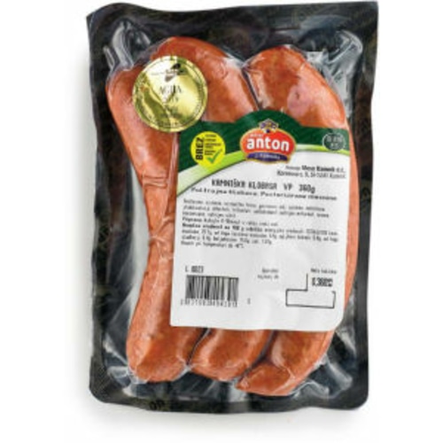 Kamniška klobasa Anton 360 g - Akcija v trgovini E.Leclerc