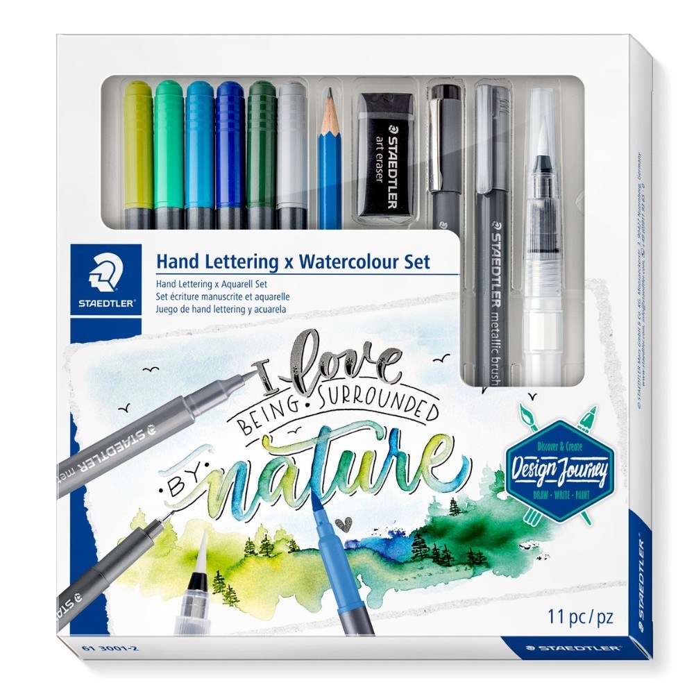Set Watercolour lettering 6/1 STAEDTLER Akcija v trgovini E.Leclerc