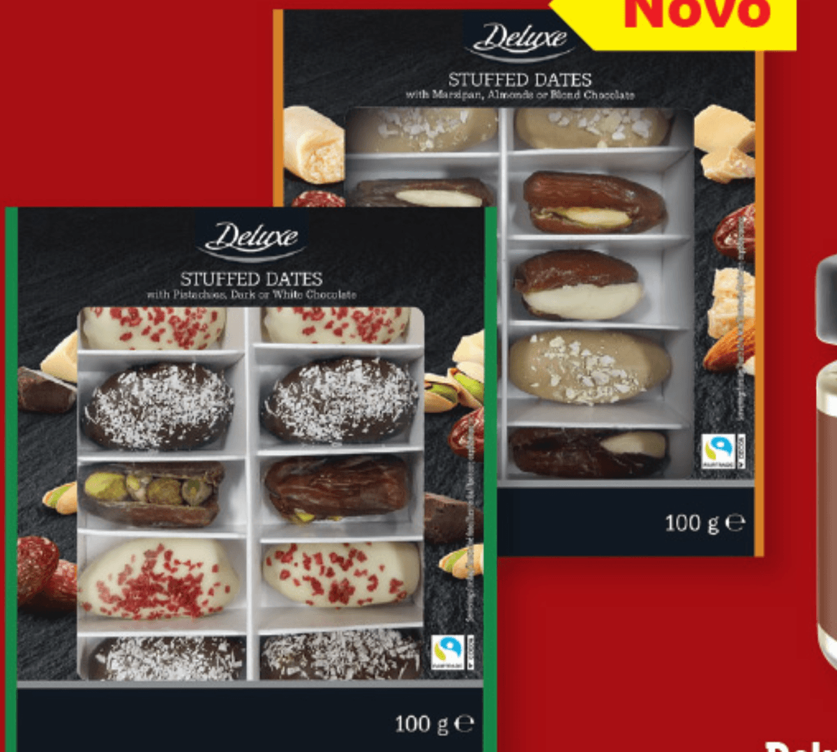 Deluxe Polnjeni datlji 100 g - Akcija v trgovini Lidl