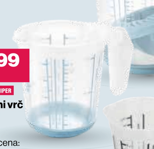 Merilni vrč 0,5 l KEEEPER - Akcija v trgovini Mercator