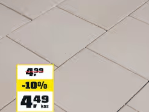 Betonska plošča - Akcija v trgovini Obi