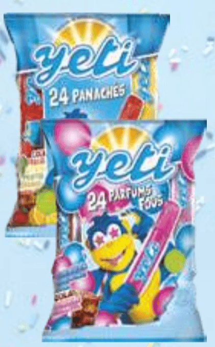 Yeti Osvežilne lizike 24/1, 24x 50 ml - Akcija v trgovini E.Leclerc