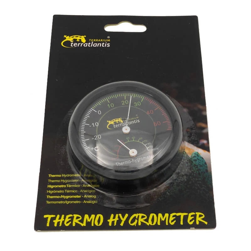 Aquatlantis analogni termometer oziroma higrometer Akcija v trgovini Mr. Pet