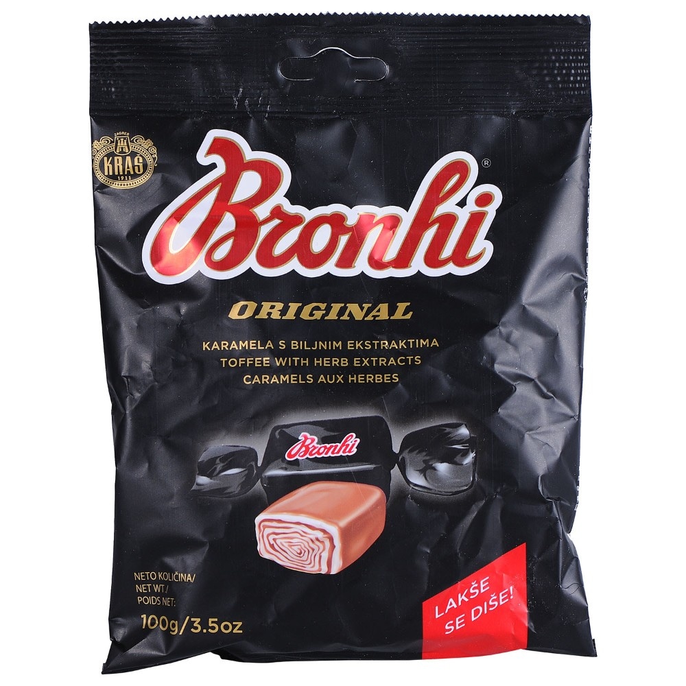 Bomboni Bronhi 100 g Akcija v trgovini Tuš