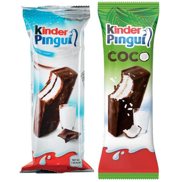 Mlečna rezina Kinder Pingui 30 g - Akcija v trgovini Tuš