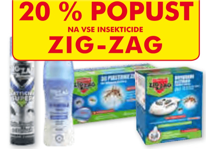 Insekticidi Zig-Zag - Akcija v trgovini Jager