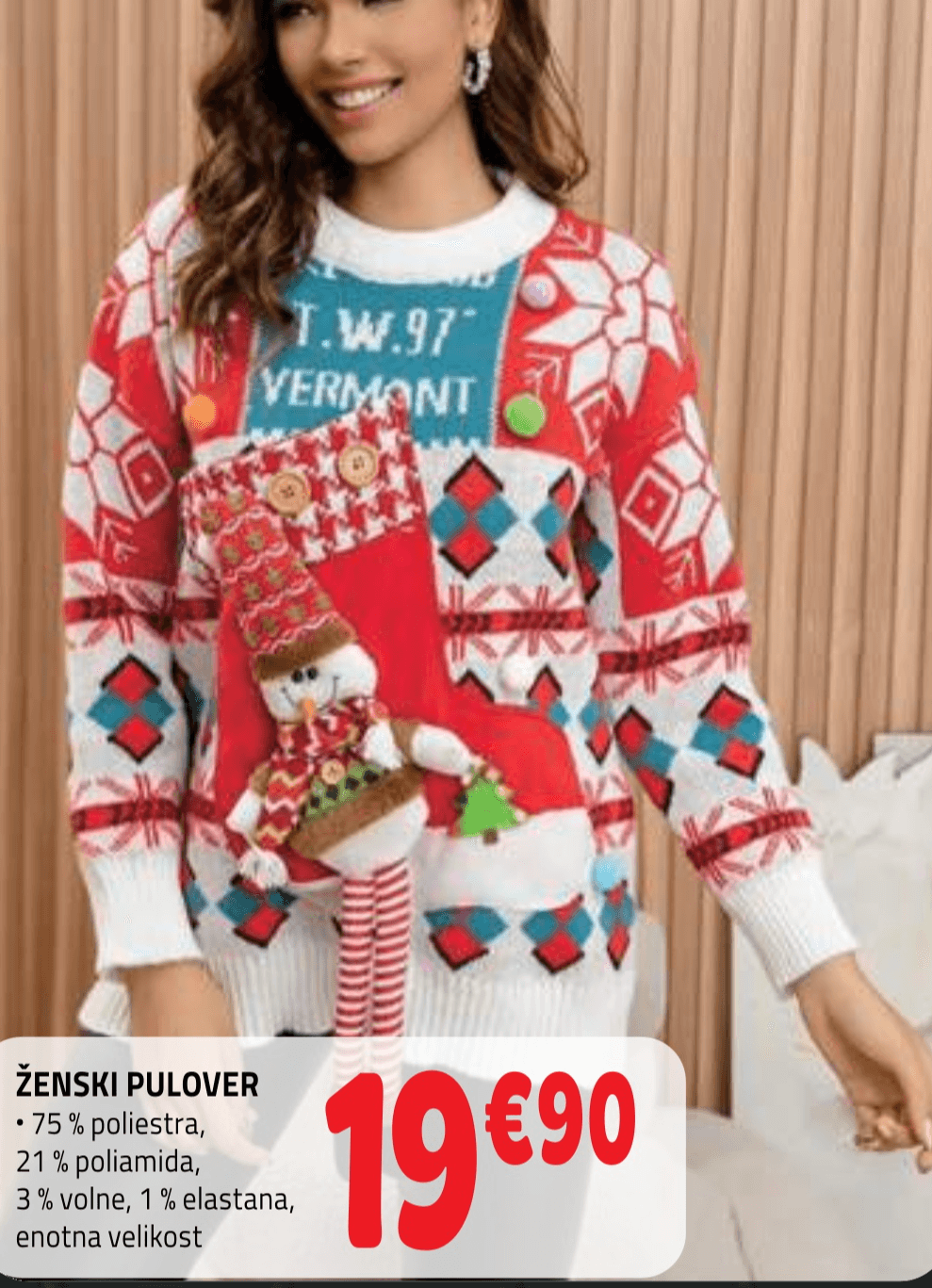 Ženski pulover - Akcija v trgovini E.Leclerc