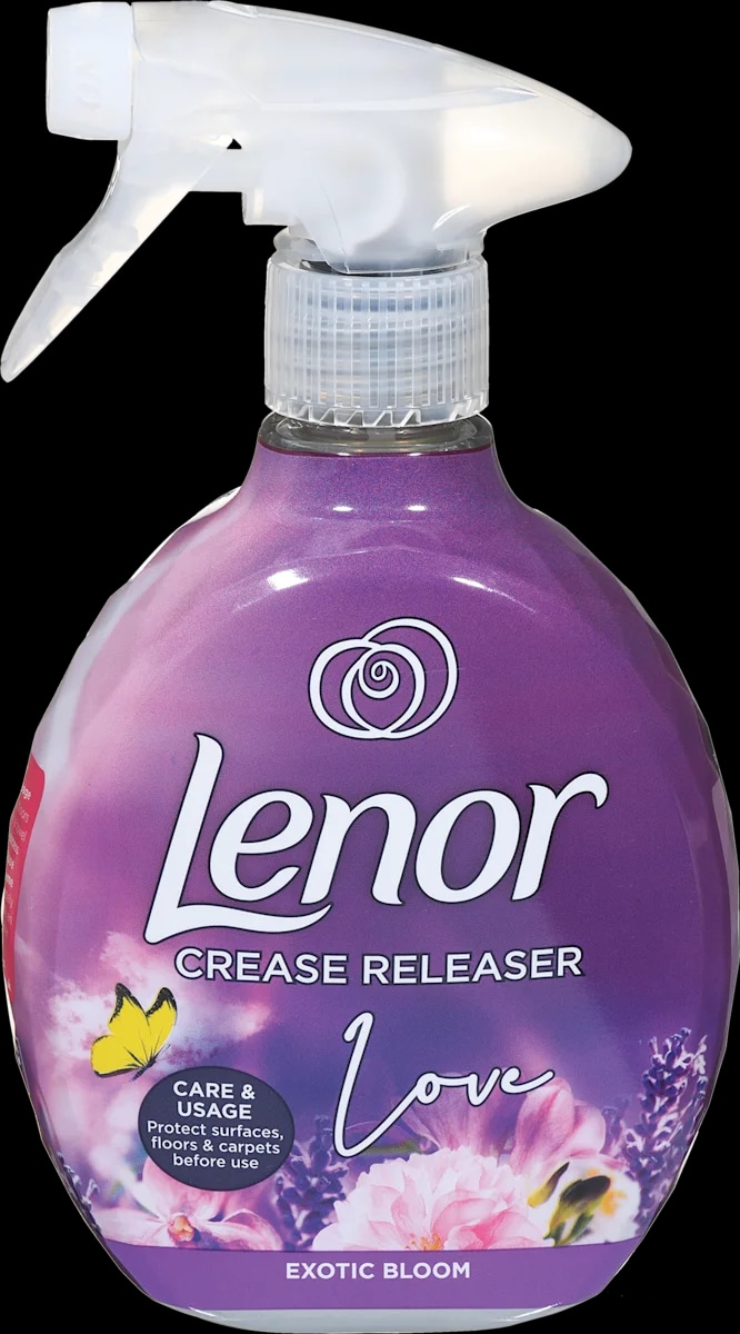 Lenor Exotic Bloom sprej za odstranjevanje gub na oblačilih 500 ml - Akcija v trgovini Dm