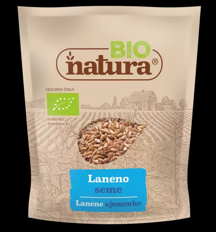 BIO LANENO SEME 200 g Natura - Akcija v trgovini Tuš
