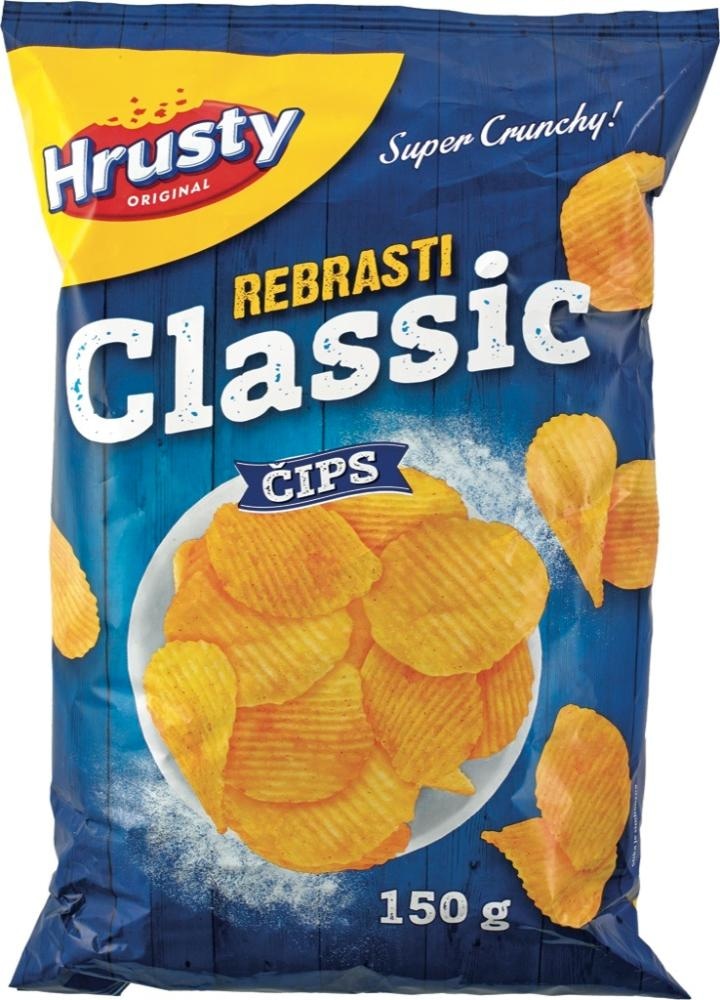 Rebrasti čips, slani 150 g - Akcija v trgovini Eurospin