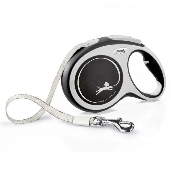Povodec Flexi New Comfort L ČRN, 8M - Akcija v trgovini Mr. Pet