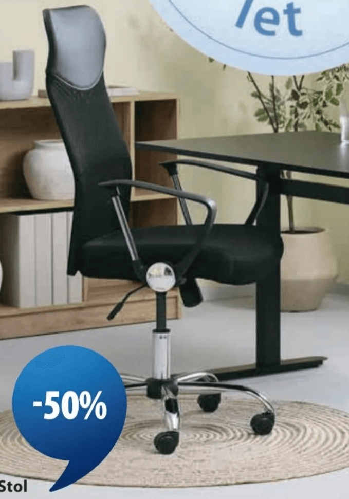 Pisarniški stol BILLUM - Akcija v trgovini Jysk