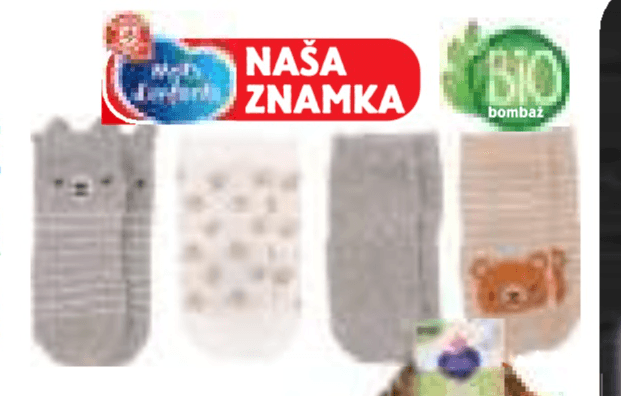 4X Otroške nogavice - Akcija v trgovini E.Leclerc