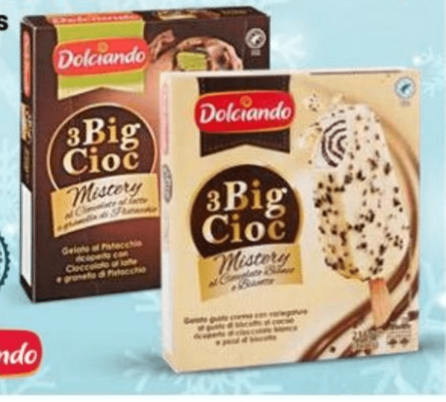 Sladoledne lučke 216 g Dolciando - Akcija v trgovini Eurospin