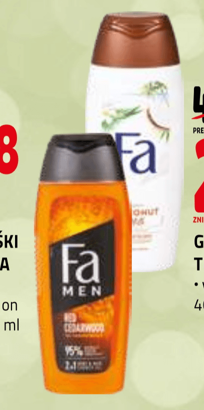 Gel za tuširanje Fa 400 ml - Akcija v trgovini E.Leclerc