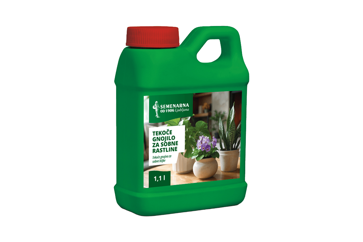 Semenarna Ljubljana Tekoče gnojilo za sobne rastline 1,1 l - Akcija v trgovini E.Leclerc