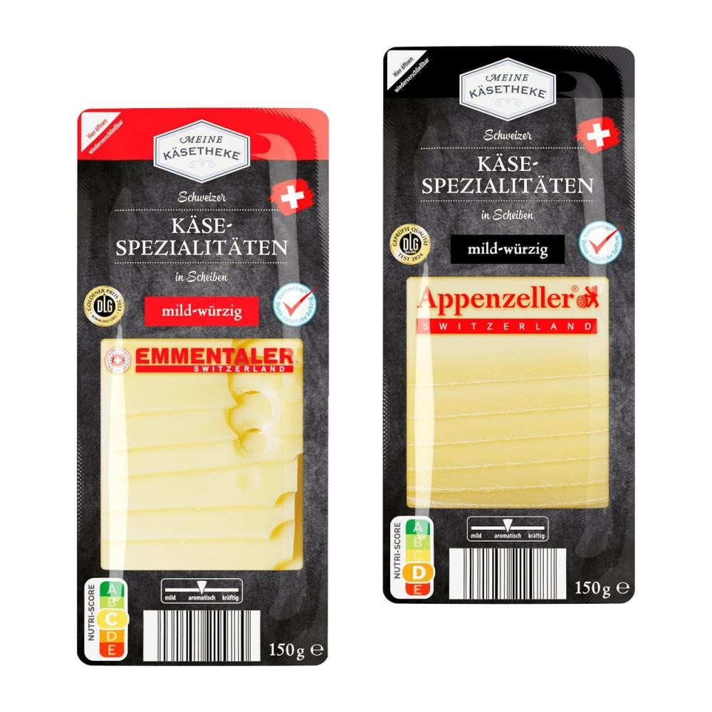 MEINE KÄSETHEKE Švicarski sir v rezinah Appenzeller 150 g - Akcija v trgovini Hofer